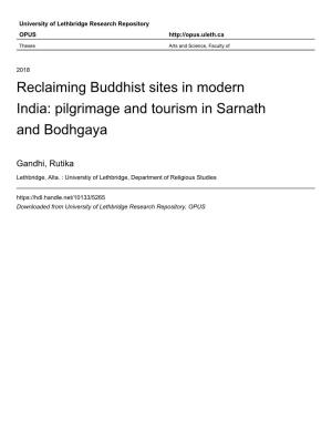 Pilgrimage and Tourism in Sarnath and Bodhgaya