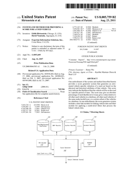 (12) United States Patent (10) Patent No.: US 8,005,759 B2 Hirtenstein Et Al