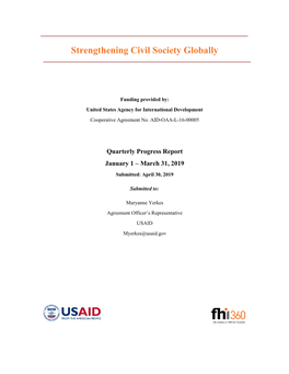 Strengthening Civil Society Globally