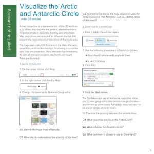 Circle Antarctic and Visualize Arctic