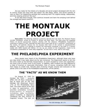Montauk Project