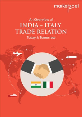 INDIA – ITALY TRADE RELATION Today & Tomorrow