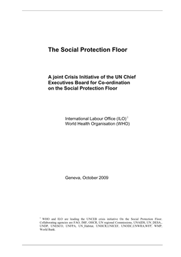 The Social Protection Floor-V-3.Doc 1