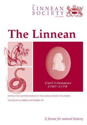 Newsletter and Proceedings of the Linnean Society of London