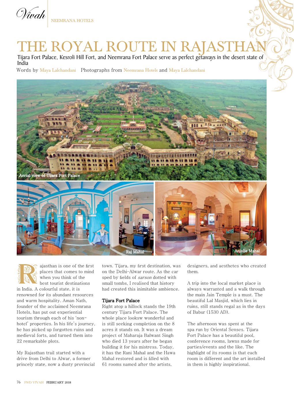 The Royal Route in Rajasthan