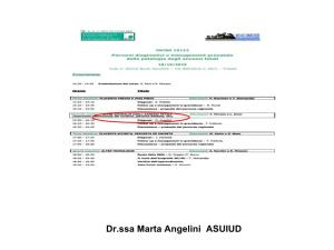 Dr.Ssa Marta Angelini ASUIUD Early Placental Development