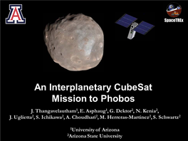 An Interplanetary Cubesat Mission to Phobos J