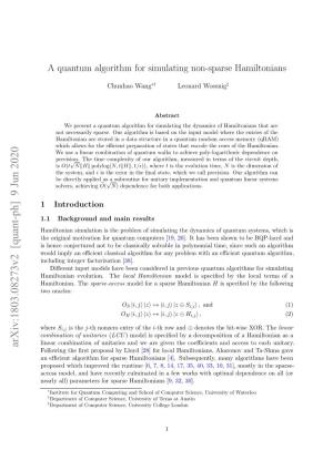 A Quantum Algorithm for Simulating Non-Sparse Hamiltonians