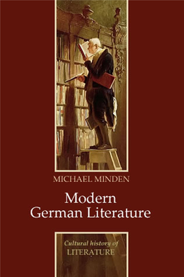 Modern German Literature Cultural History of Literature