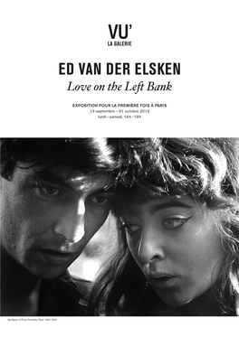 Ed Van Der Elsken Love on the Le� Bank