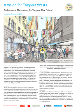 A Vision for Tampere West+ Broadsheet, September 2020