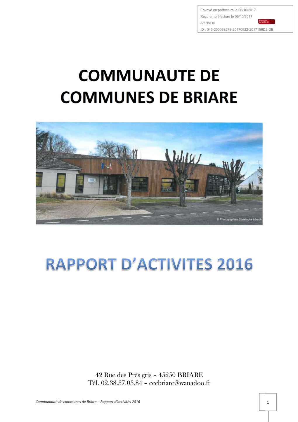 Communaute De Communes De Briare