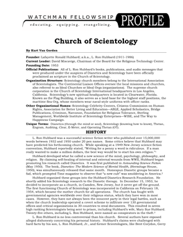 Church of Scientology