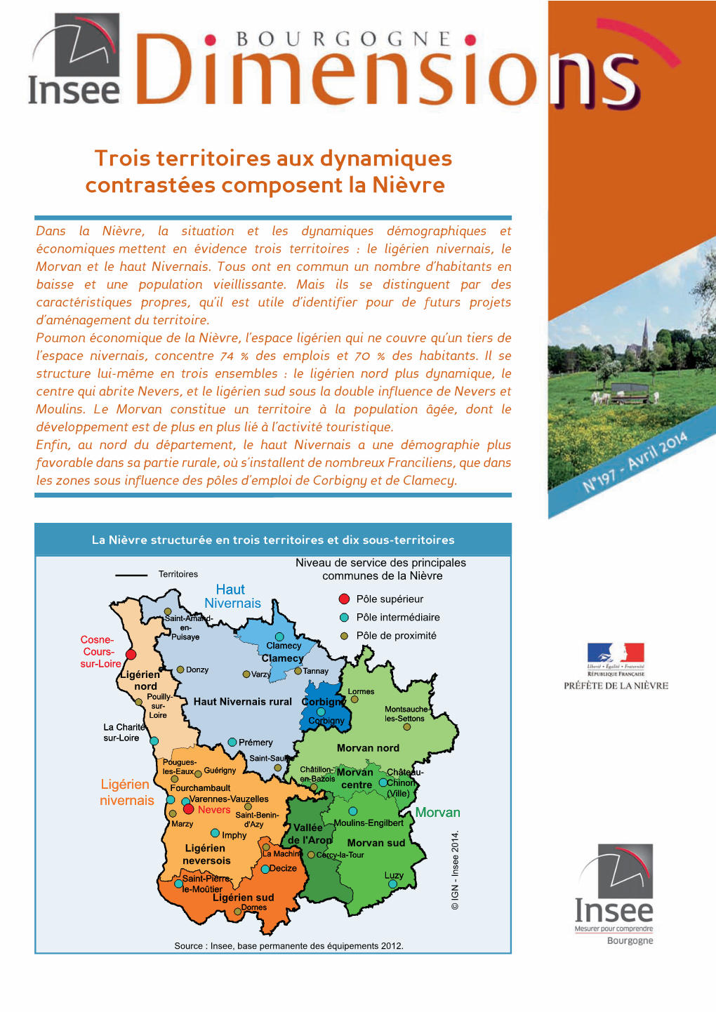 Trois Territoires Aux Dynamiques Contrastées Composent La Nièvre