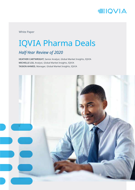 IQVIA Pharma Deals Half-Year Review of 2020