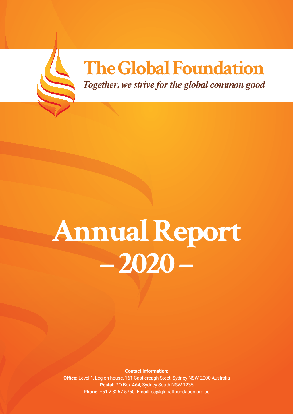 The Global Foundation 2020 Annual Report