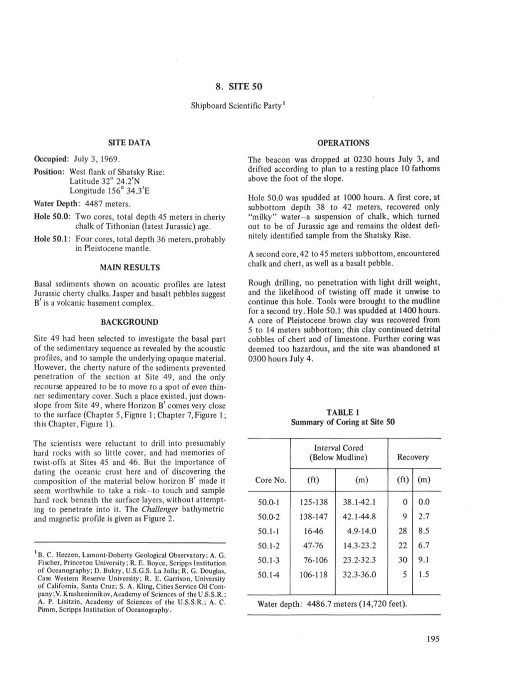 Deep Sea Drilling Project Initial Reports Volume 6