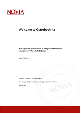 Welcome to Ostrobothnia