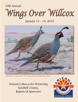 Wings Over Willcox January 11 - 15, 2012
