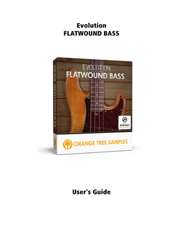 Evolutionflatwoundbass-Usersguide