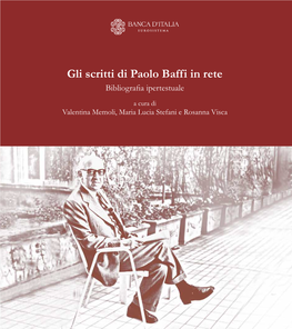 Gli Scritti Di Paolo Baff I in Rete