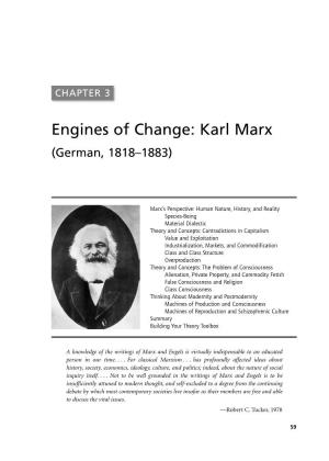 Engines of Change: Karl Marx (German, 1818–1883)