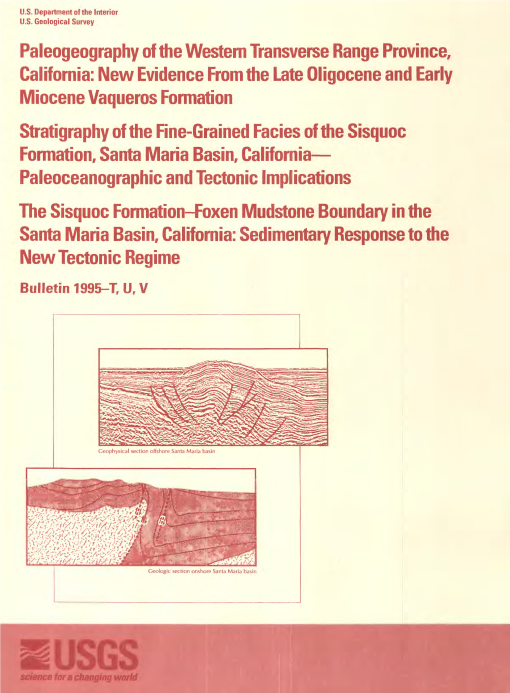 Paleogeography of the Western Transverse Range Province