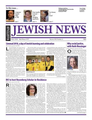 Why Social Justice, with Ruth Messinger in This Issue… BIC To