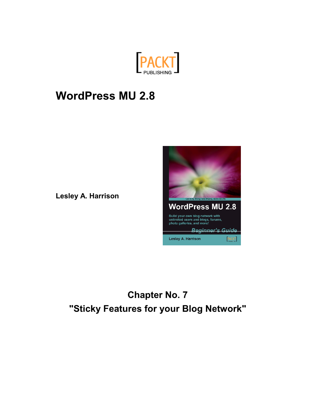 Wordpress MU 2.8