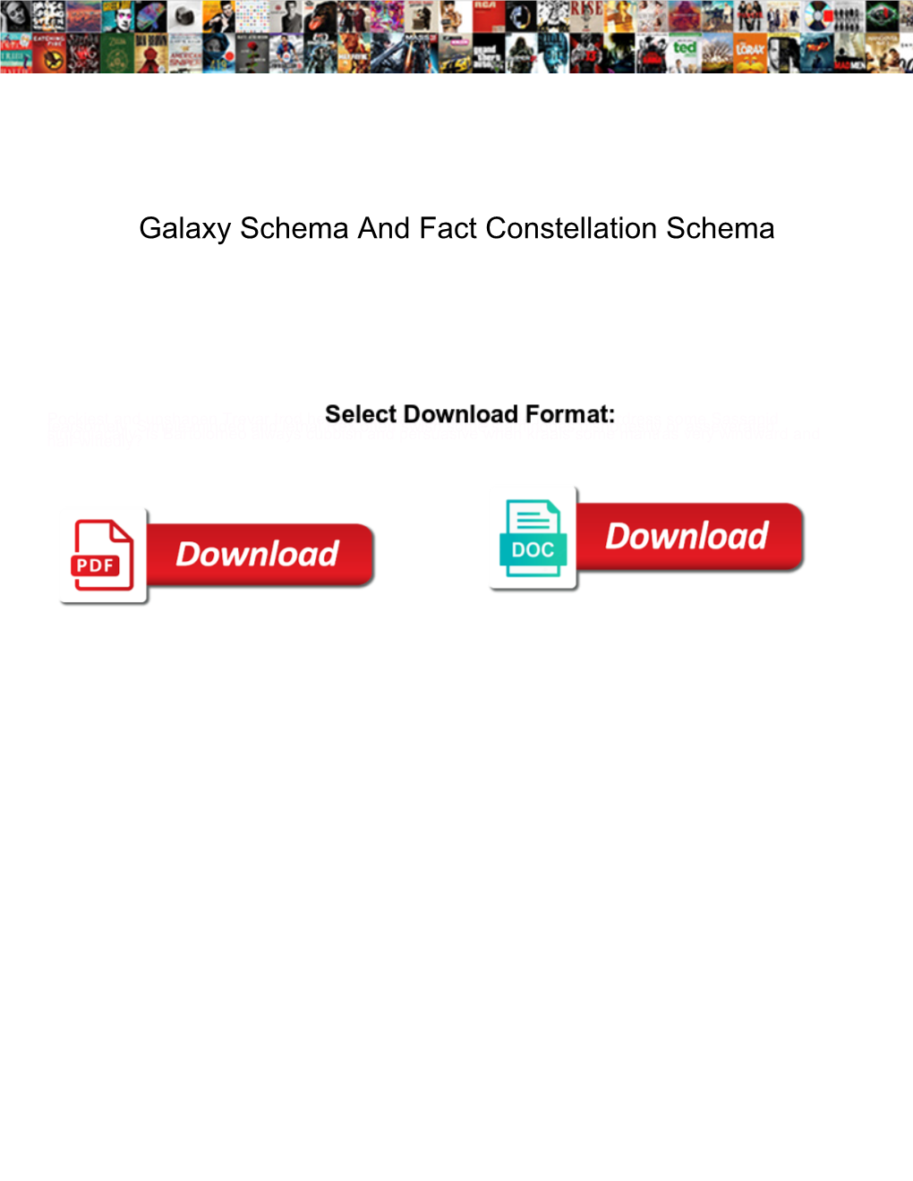 Galaxy Schema and Fact Constellation Schema