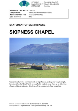 Skipness Chapel