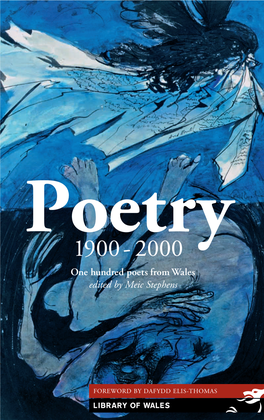 One Hundred Poets from Wales Edited by Meic Stephens