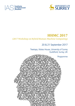 HHMC 2017 (2017 Workshop on Hybrid Human-Machine Computing)