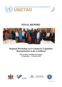 Regional Workshop on E-Commerce Legislation Harmonization in the Caribbean