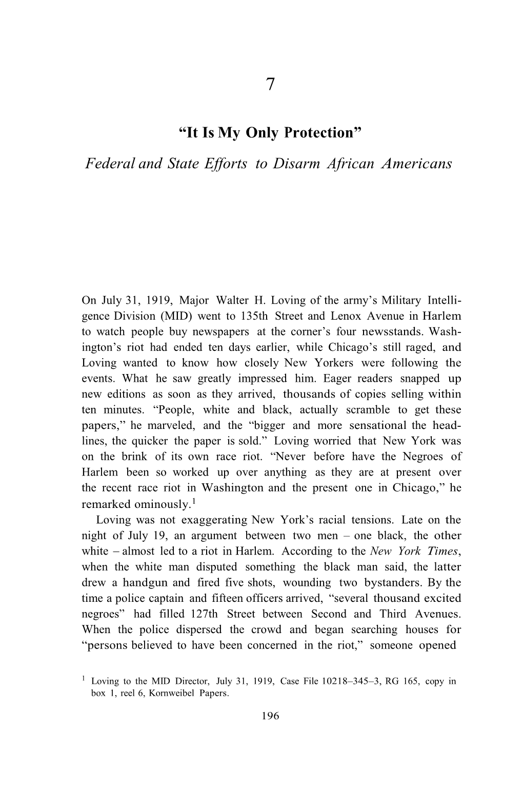 1919, the Year of Racial Violence: How African Americans Fought Back