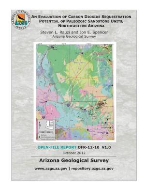 An Evaluation of CO2 Sequestration Potential of Paleozoic Sandstone Units, Northeastern Arizona