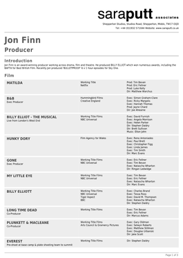 Jon Finn Producer