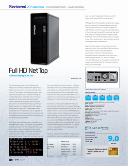 Full HD Nettop Asrock Nettop ION 330 by Michael Low