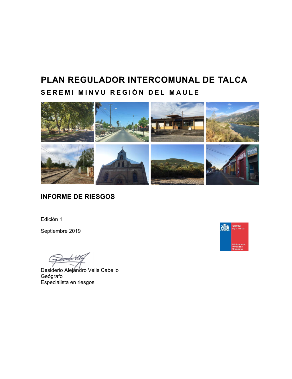 Plan Regulador Intercomunal De Talca