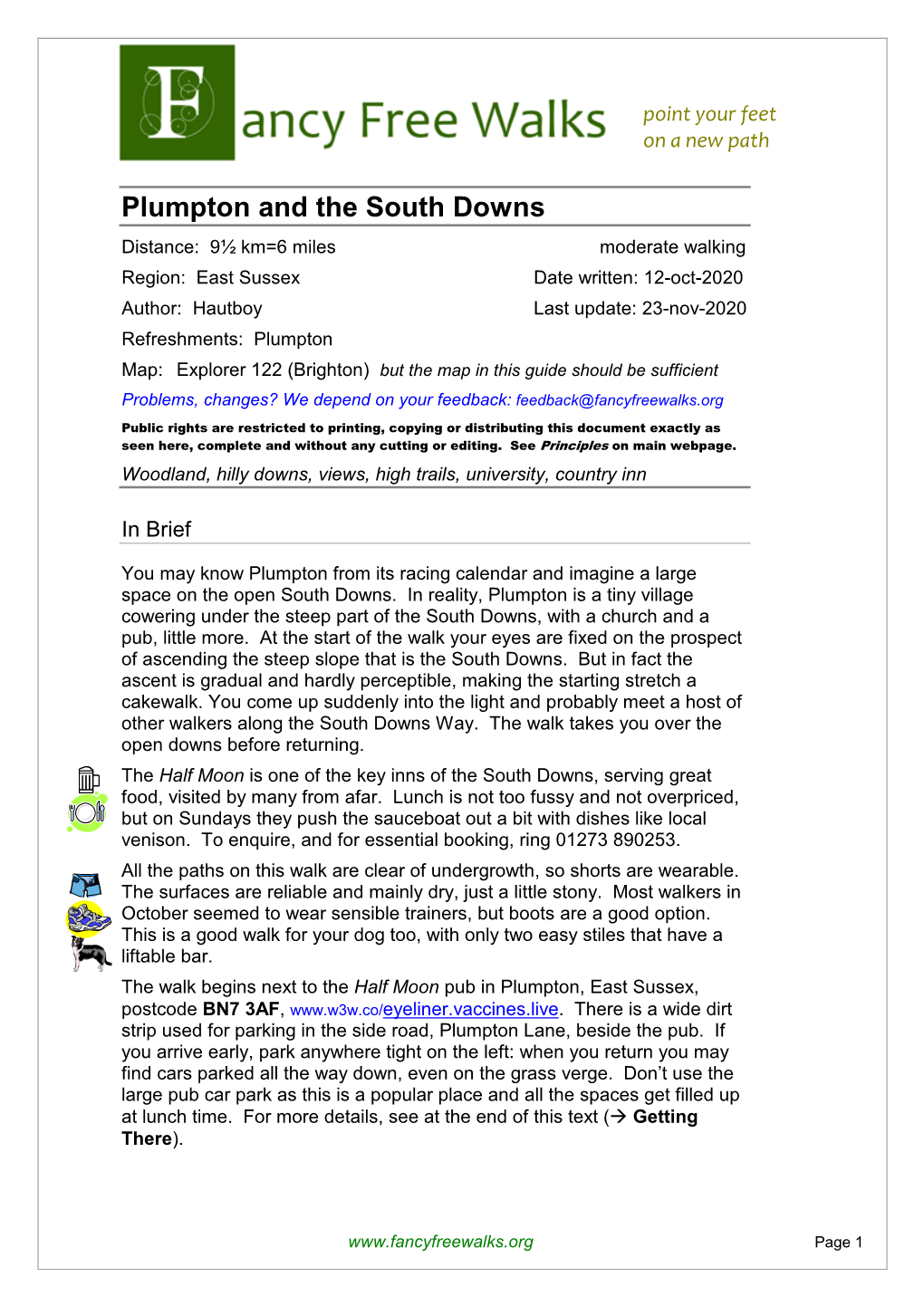 Plumpton and the South Downs