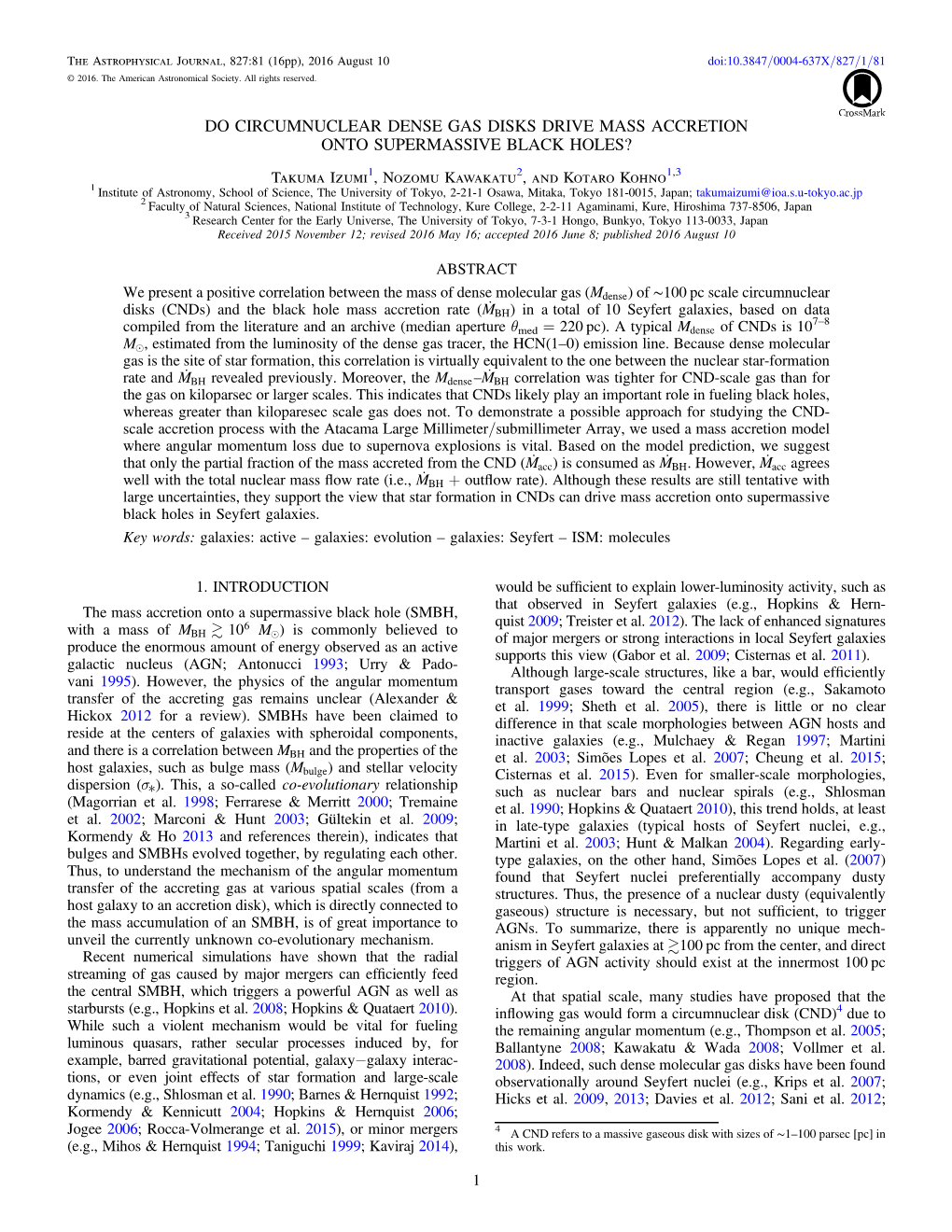 Do Circumnuclear Dense Gas Disks Drive Mass Accretion Onto Supermassive Black Holes?