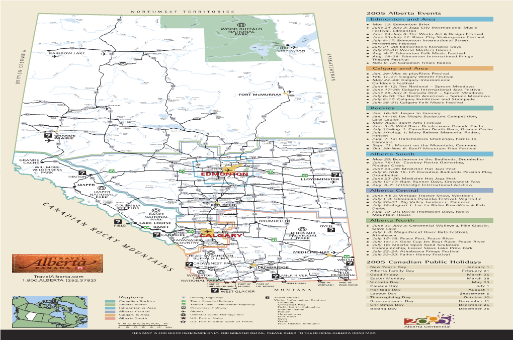 Travel Alberta Vacation Guide 2005