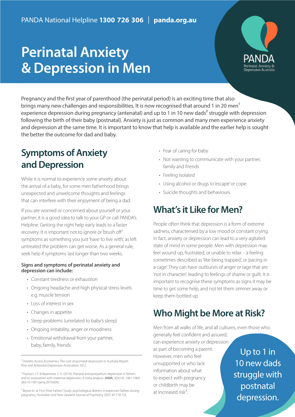 Perinatal Anxiety & Depression In