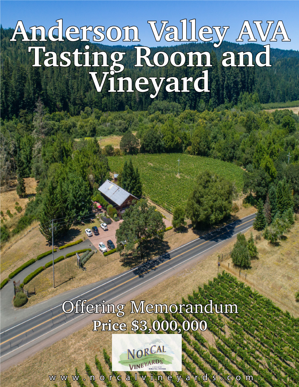 Anderson Valley AVA Tasting Room and Vineyard