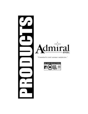 Admiral Steel Spring Steel Catalog