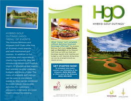 Hybrid Golf Outings (Hgo)