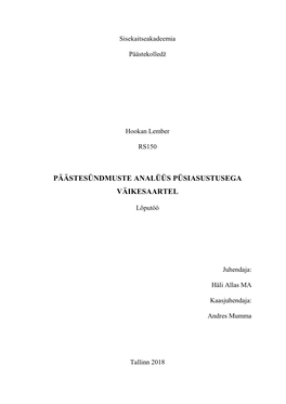 Lõputöö-Hookan-Lember.Pdf (2.127Mb)