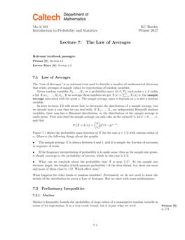 The Law of Averages