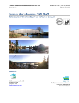 Shoreline Master Program – Final Draft for Shorelines in Wahkiakum County and the Town of Cathlamet
