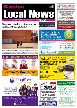Beeston Local News This Month